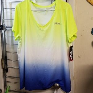 womens fila shirt size 1x